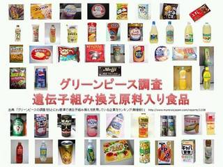 クリックして拡大:遺伝子組み換え食品