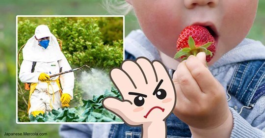 農薬まみれ そのまま食べないで!