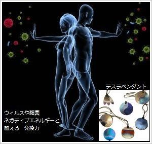 テスラペンダントで 闘える免疫力を