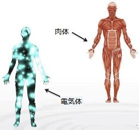 肉体と、電磁ボディ