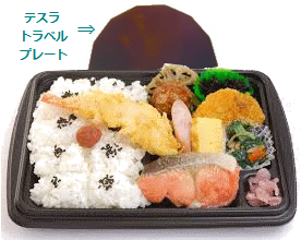 お弁当に、テスラ トラベルプレート